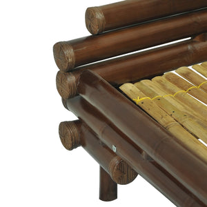 Bettgestell Dunkelbraun Bambus 180×200 Cm 180 x 200 cm