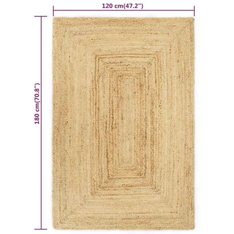 Teppich Handgefertigt Jute Natur 120X180 Cm 120 x 180 cm