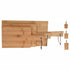 Excellent Houseware 3-Tlg. Schneidebrett-Set Bambus