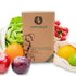 Obstbeutel 4er Set 3 Obst- und Gemüsebeutelplus 1 Brottasche aus 100% Biobaumwolle