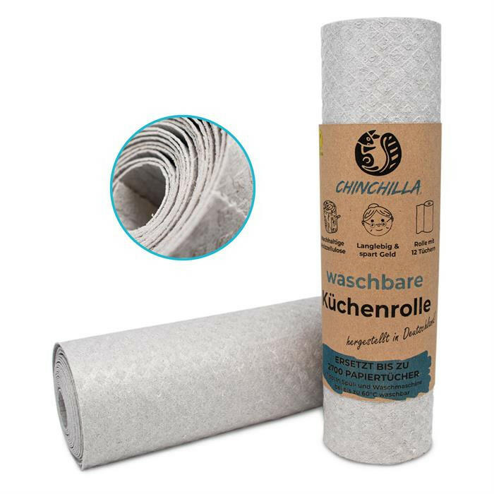 Washable kitchen towels roll with 12 towels