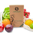 Set of 4 fruit bags 3 fruit and vegetable bags plus 1 bread bag made from 100% organic cotton